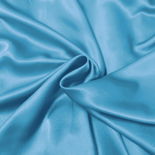 Crepe Backed Satin Turquoise